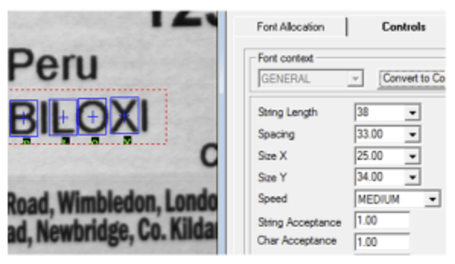 A Time-Saving Tool for OCR in Machine Vision