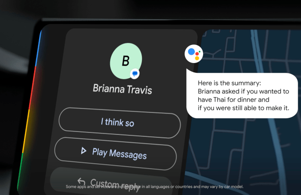 Android Auto is getting new AI-powered features, including suggested replies and actions