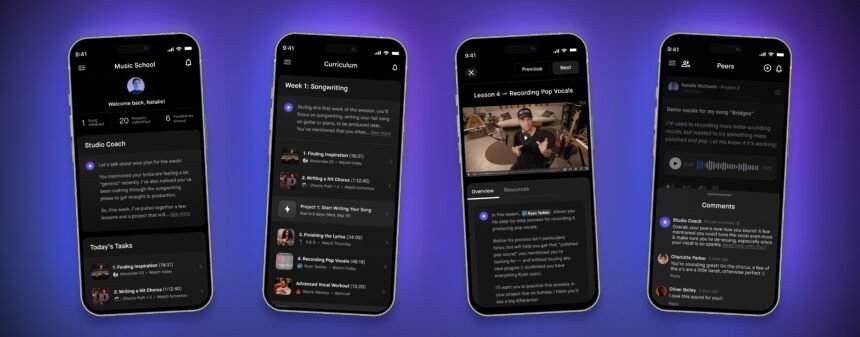 Studio’s new online school for musicians uses AI to create custom curriculums
