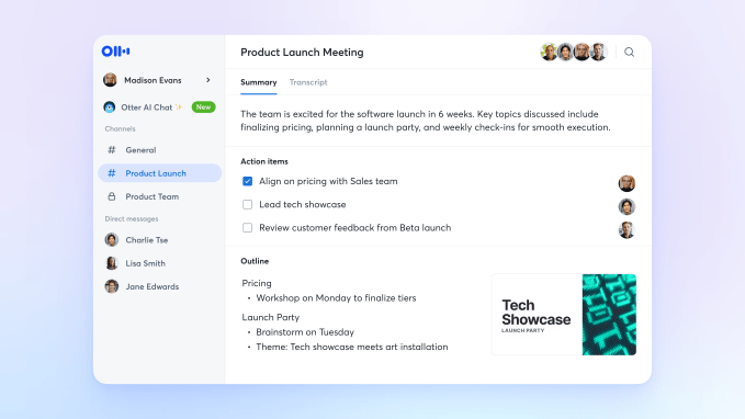 Otter brings GenAI to your meetings with AI summaries, AI chat and more