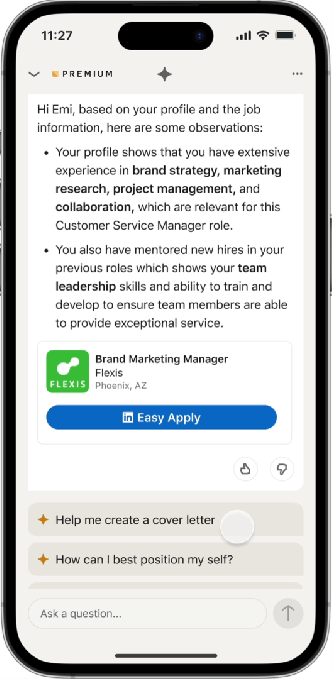 LinkedIn leans on AI to do the work of job hunting